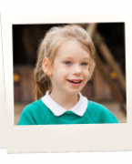 A smiling child