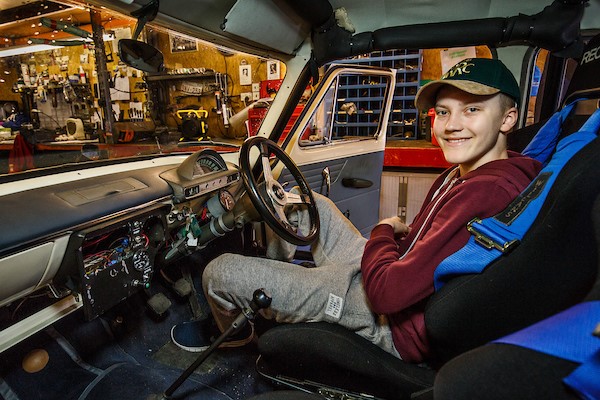 inside a car Goodwood