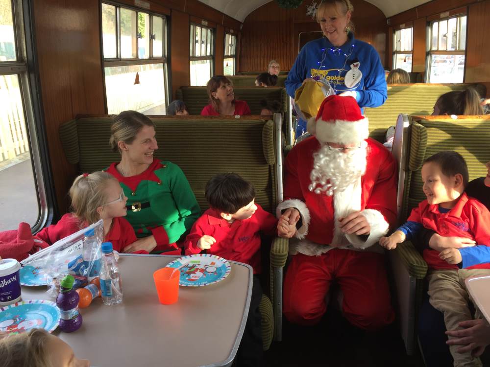 Bluebell Railway ‘Santa Special’ Golden Lion Children's Trust